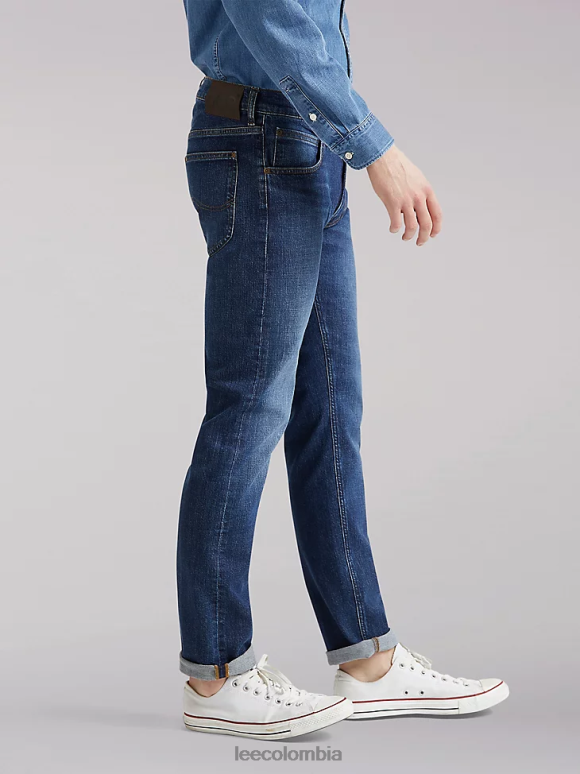 Lee hombres Vaqueros Daren de pernera recta Indigood espuma profunda ropa Z6H6F635