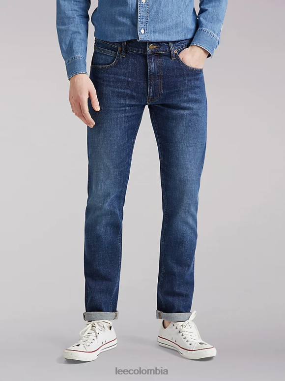Lee hombres Vaqueros Daren de pernera recta Indigood espuma profunda ropa Z6H6F635