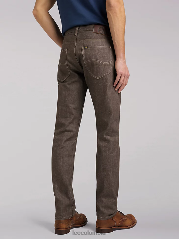 Lee hombres Vaqueros de pernera recta y corte relajado 101 z marrón seco ropa Z6H6F602