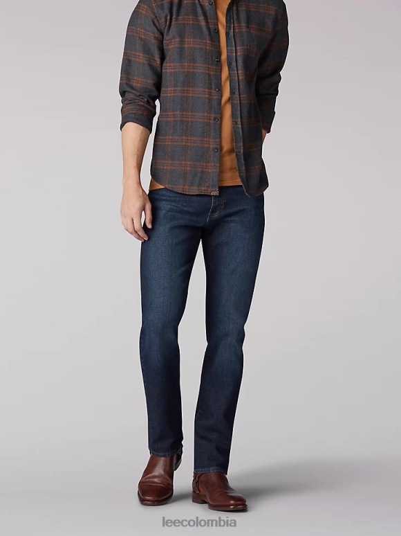 Lee hombres Vaqueros de pierna cónica con corte recto y movimiento extremo (tallas grandes y altas) noctámbulo ropa Z6H6F515