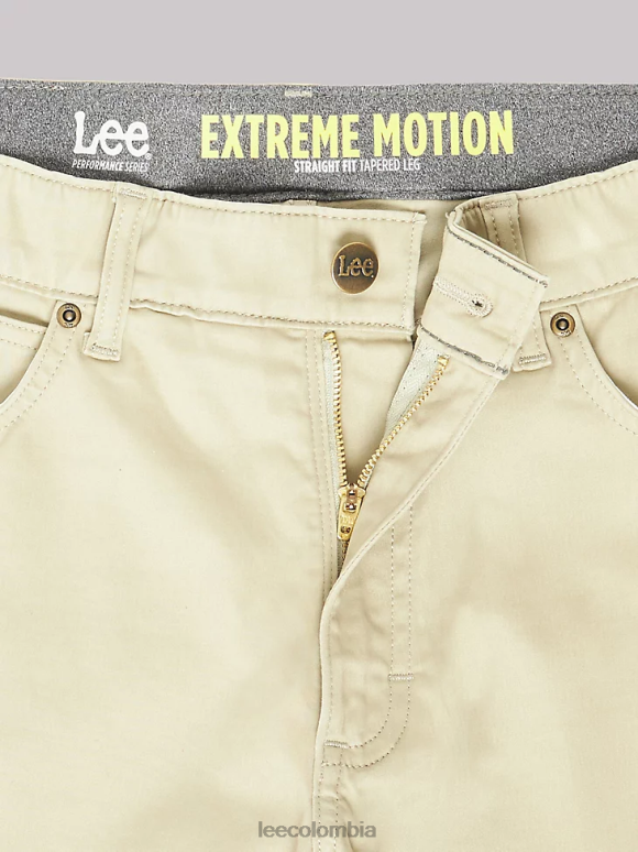 Lee hombres Vaqueros de sarga de ajuste recto súper suaves de movimiento extremo Guijarro ropa Z6H6F643