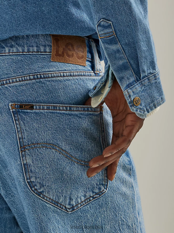 Lee hombres Vaqueros holgados Asher de la colección europea con hielo ropa Z6H6F580