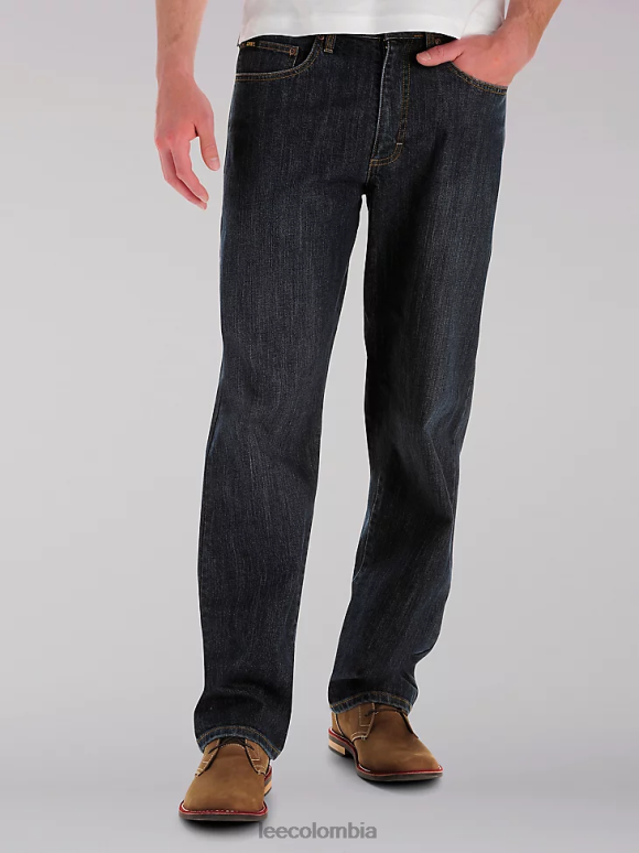 Lee hombres Vaqueros holgados de pierna recta con ajuste personalizado (grandes y altos) vándalo ropa Z6H6F582