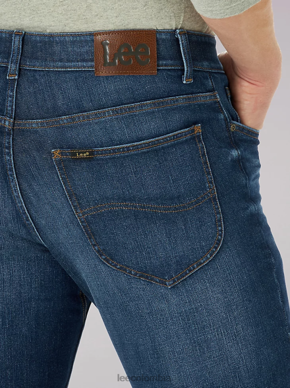 Lee hombres Vaqueros rectos ajustados elásticos en 4 direcciones Extreme Motion dolor real ropa Z6H6F632