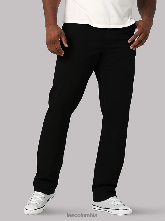 Lee hombres jean relajado de movimiento extremo (grande y alto) negro ropa Z6H6F596