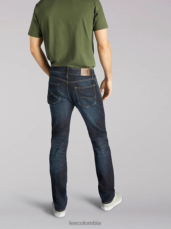 Lee hombres jeans ajustados con pernera recta Extreme Motion viaje ropa Z6H6F548