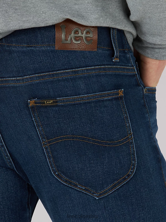 Lee hombres jeans ajustados de pernera recta Extreme Motion conrado ropa Z6H6F556