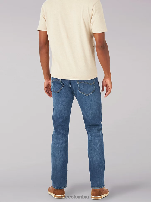 Lee hombres jeans ajustados de pernera recta Extreme Motion ruso ropa Z6H6F547