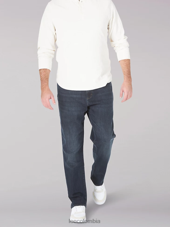 Lee hombres jeans cónicos de ajuste recto mvp de movimiento extremo (grandes y altos) sebastián ropa Z6H6F537