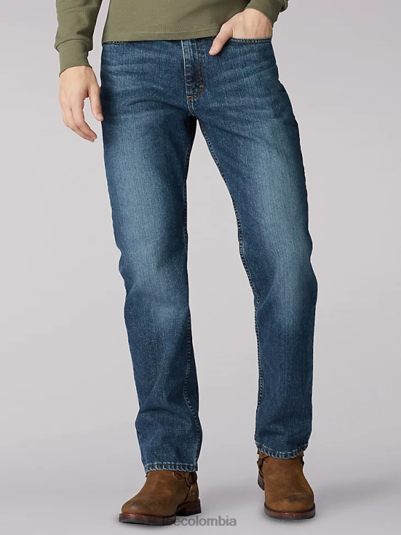 Lee hombres jeans holgados con pernera recta teniente ropa Z6H6F565