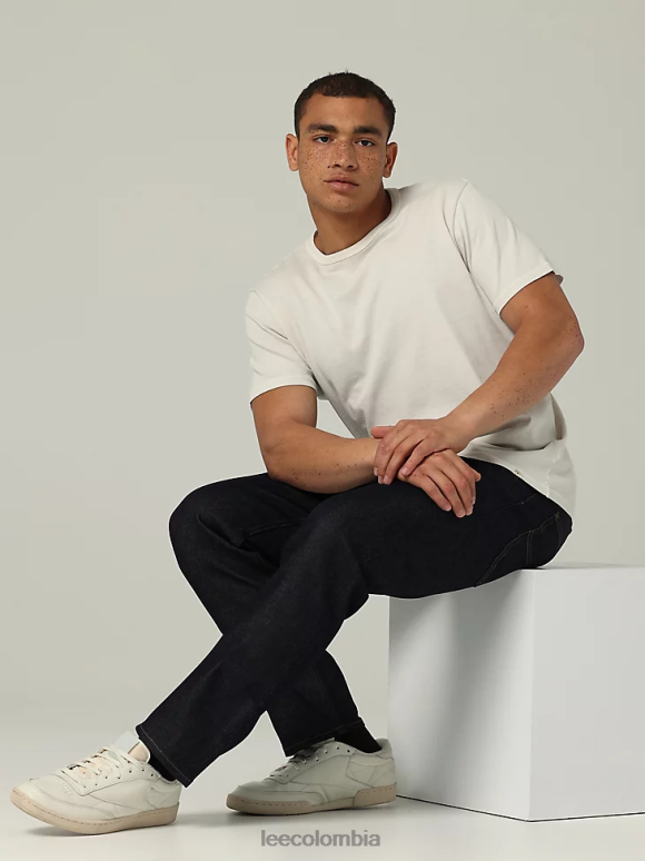 Lee hombres jeans rectos pesados ​​Heritage crudo ropa Z6H6F538