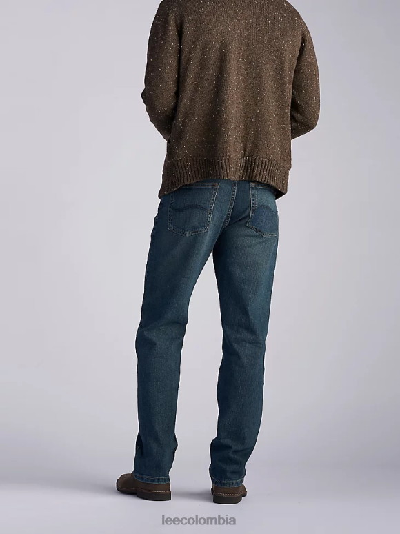 Lee hombres jeans rectos regulares selectos premium serpiente ropa Z6H6F625