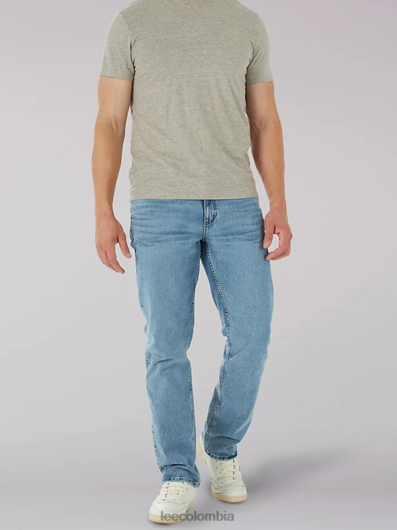 Lee hombres jeans rectos relajados legendarios azul helado ropa Z6H6F484