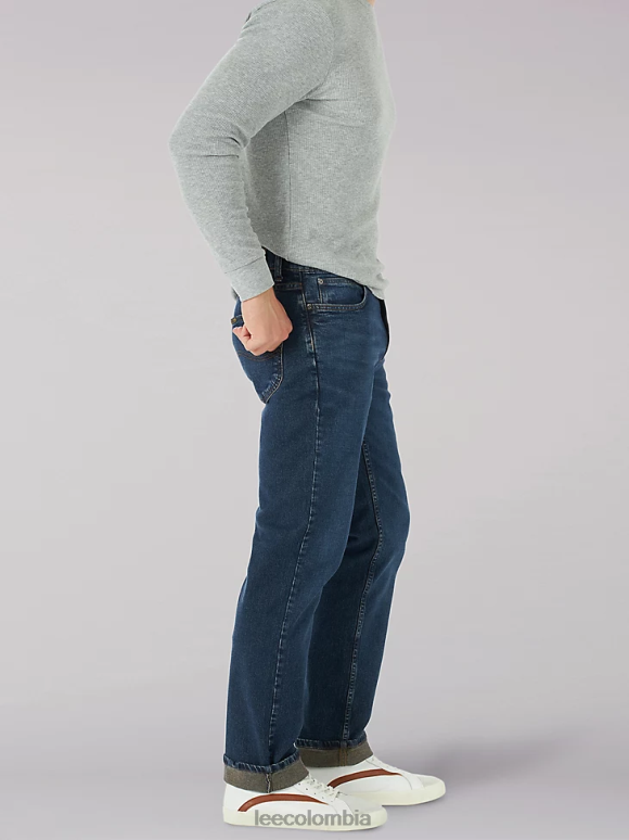 Lee hombres jeans rectos relajados legendarios sombra de noche ropa Z6H6F482