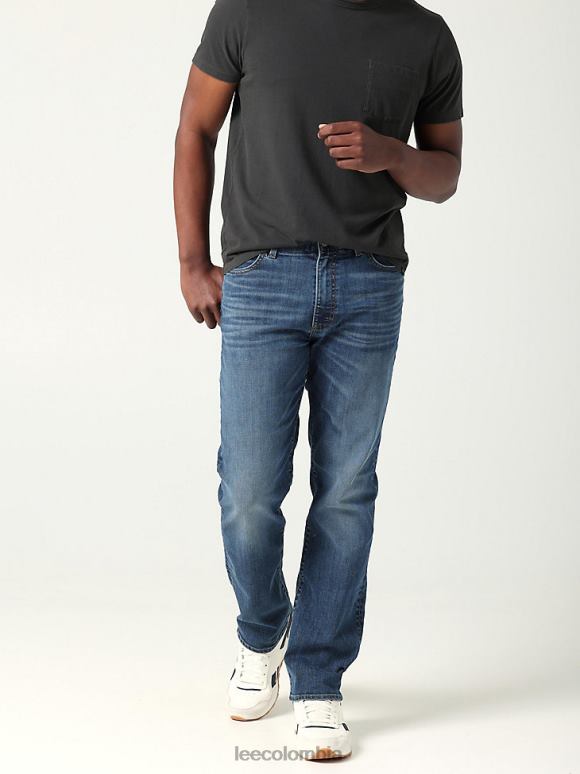 Lee hombres jeans rectos relajados mvp de movimiento extremo suptón ropa Z6H6F507