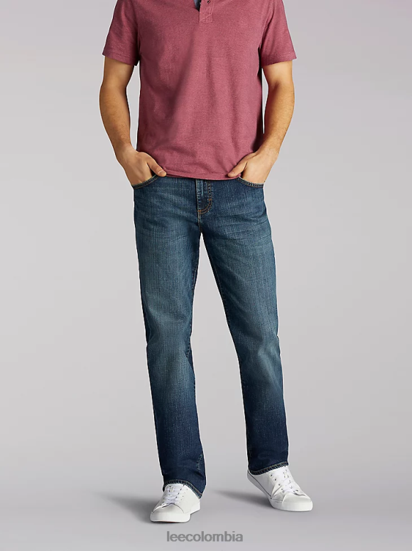 Lee hombres jeans rectos serie moderna icono ropa Z6H6F645
