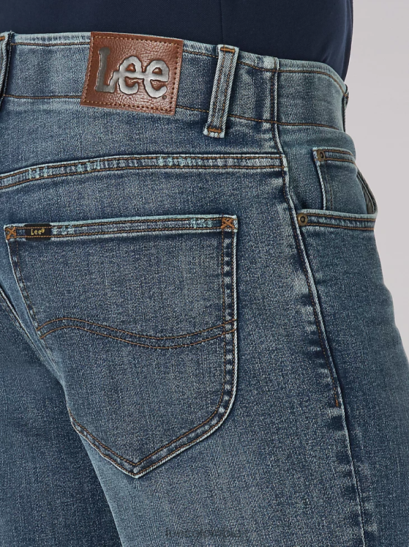 Lee hombres vaqueros cónicos de corte recto mvp de movimiento extremo luchador premiado ropa Z6H6F610