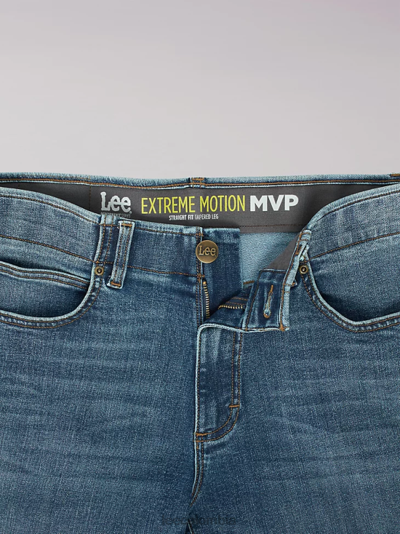 Lee hombres vaqueros cónicos de corte recto mvp de movimiento extremo luchador premiado ropa Z6H6F610