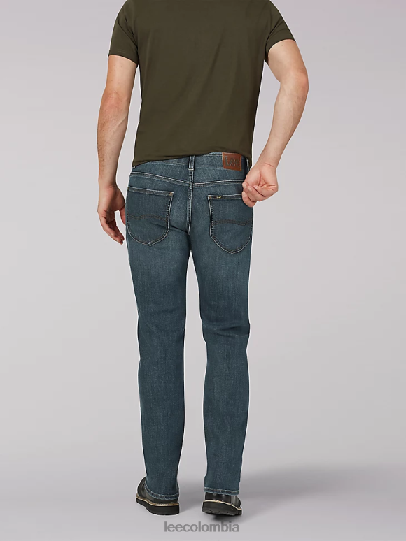 Lee hombres vaqueros cónicos de corte recto mvp de movimiento extremo nash ropa Z6H6F606