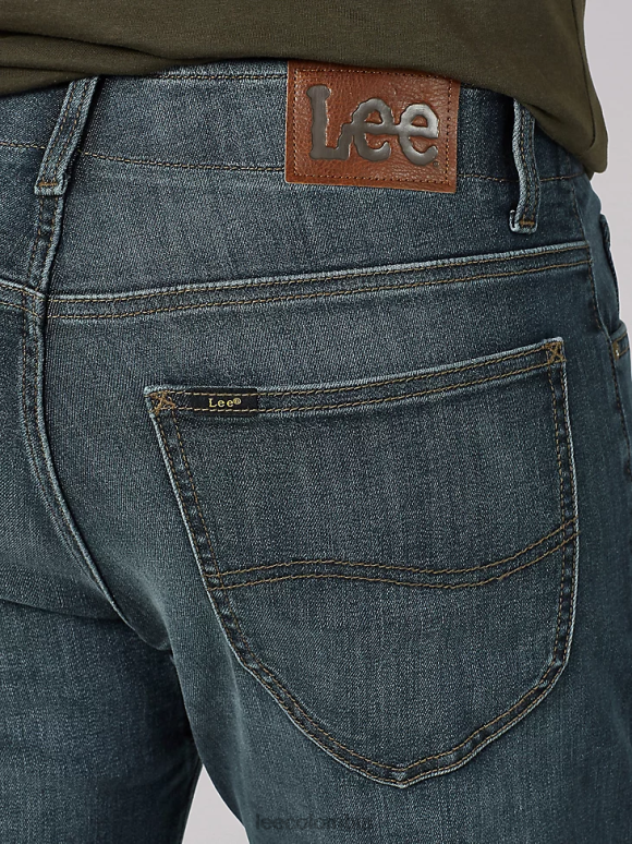 Lee hombres vaqueros cónicos de corte recto mvp de movimiento extremo nash ropa Z6H6F606