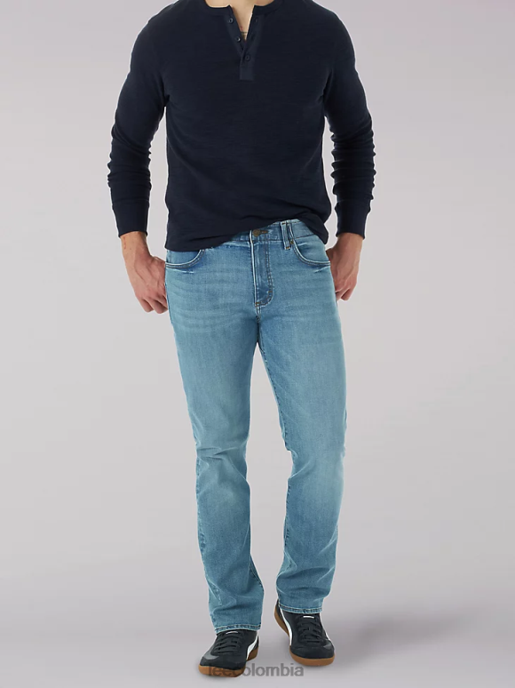 Lee hombres vaqueros cónicos de corte recto mvp de movimiento extremo posty ropa Z6H6F609