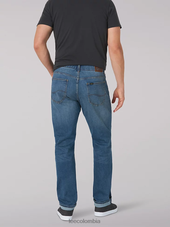 Lee hombres vaqueros de ajuste atlético mvp de movimiento extremo majestuoso ropa Z6H6F584