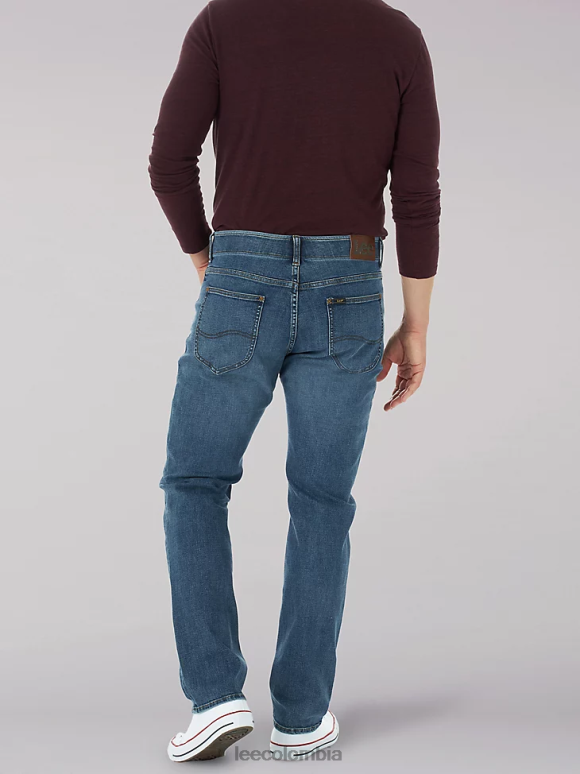 Lee hombres vaqueros de ajuste atlético mvp de movimiento extremo nico ropa Z6H6F585