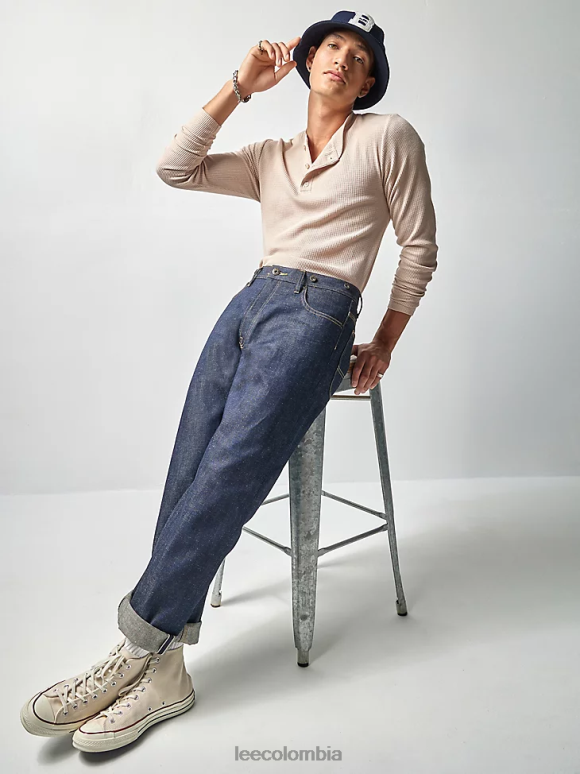 Lee x The Brooklyn Circus hombres jean vaquero 101b con hebilla trasera orillo índigo ropa Z6H6F604