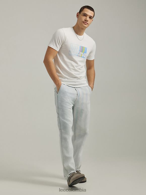 Lee hombres jean carpintero de mezclilla a rayas mezcla de rayas ropa Z6H6F646