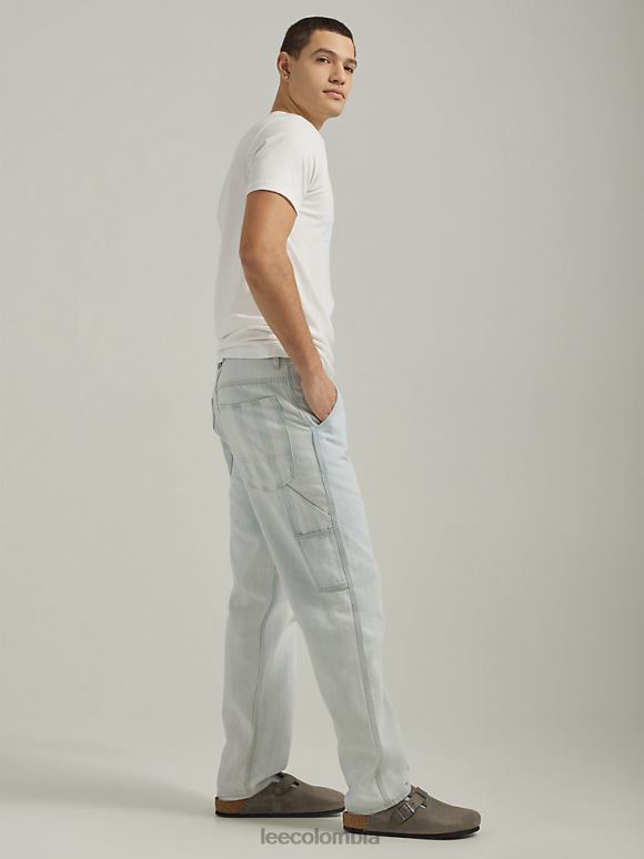 Lee hombres jean carpintero de mezclilla a rayas mezcla de rayas ropa Z6H6F646