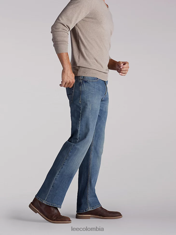 Lee hombres jeans bootcut relajados serie moderna santiago ropa Z6H6F656