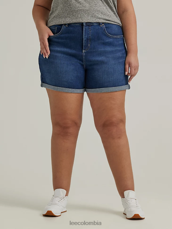 Lee mujer pantalón corto acampanado con puños ultra lux (plus) eclipse ropa Z6H6F337