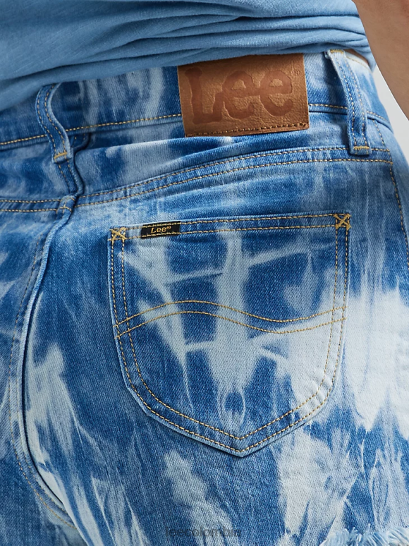 Lee mujer vintage moderno tiro alto corte shorty short dura tormenta ropa Z6H6F333