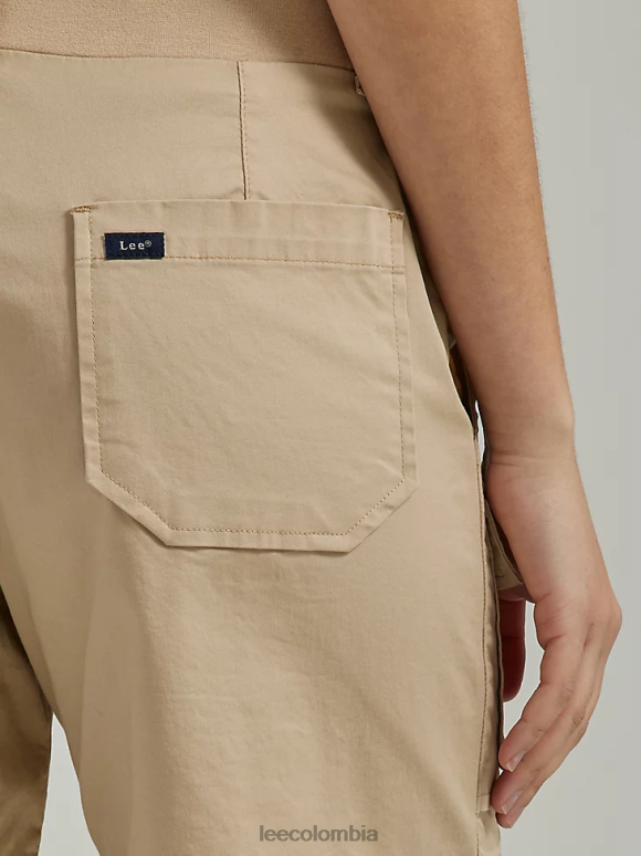 Lee mujer pantalón corto cargo ultra lujoso y relajado y flexible macramé ropa Z6H6F244