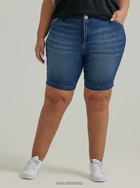 Lee mujer bermudas chinas de corte regular (plus) expedición ropa Z6H6F319