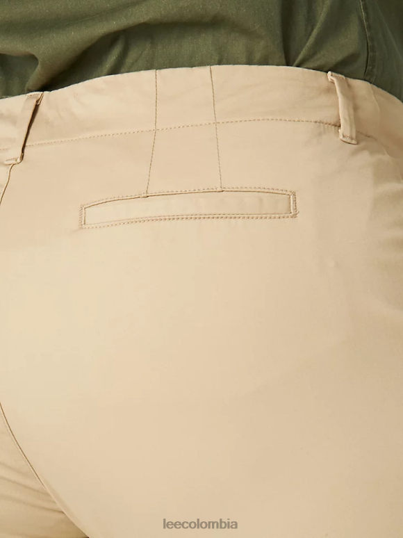 Lee mujer bermudas chinas de corte regular (plus) safari ropa Z6H6F318