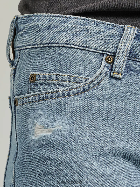 Lee mujer bermudas cortas de mezclilla de corte holgado atenuado dx ropa Z6H6F316