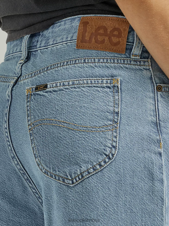 Lee mujer bermudas cortas de mezclilla de corte holgado atenuado dx ropa Z6H6F316
