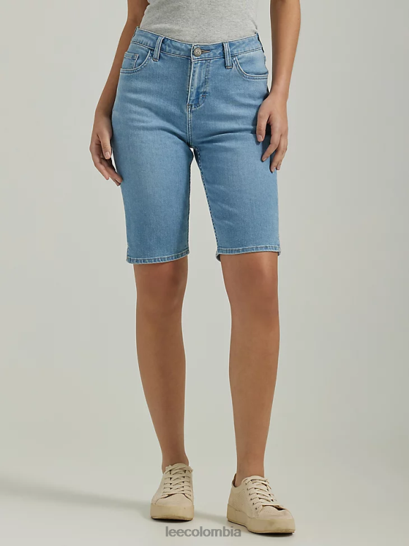 Lee mujer bermudas de mezclilla legendarias solo en la luz ropa Z6H6F313