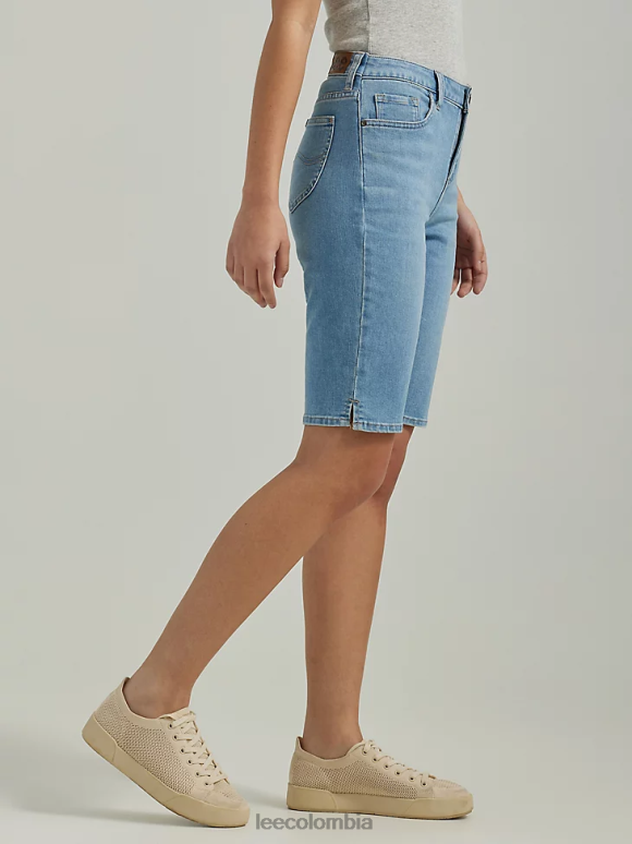Lee mujer bermudas de mezclilla legendarias solo en la luz ropa Z6H6F313