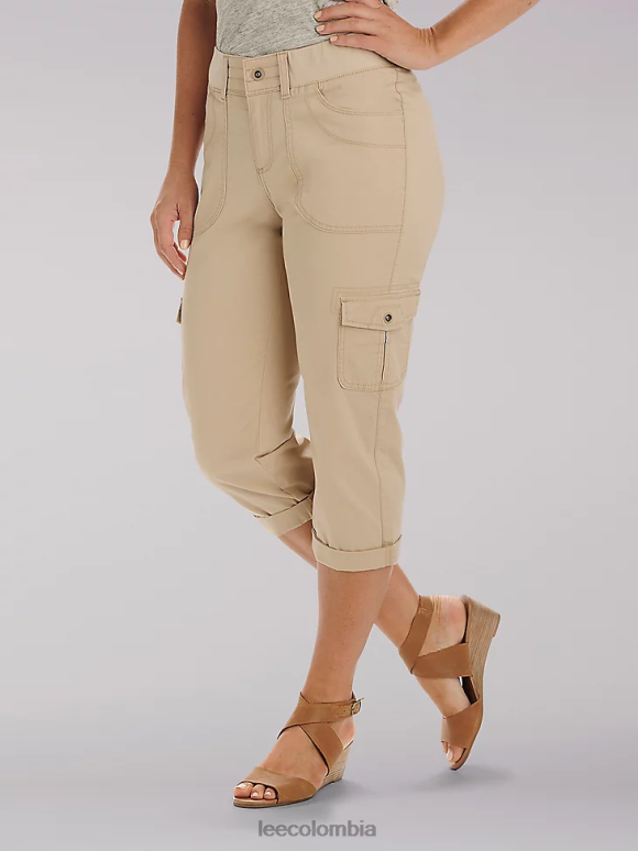 Lee mujer capri cargo austyn de ajuste relajado cafetería ropa Z6H6F462