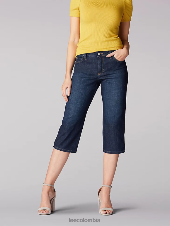 Lee mujer capri de ajuste relajado laguna ropa Z6H6F473