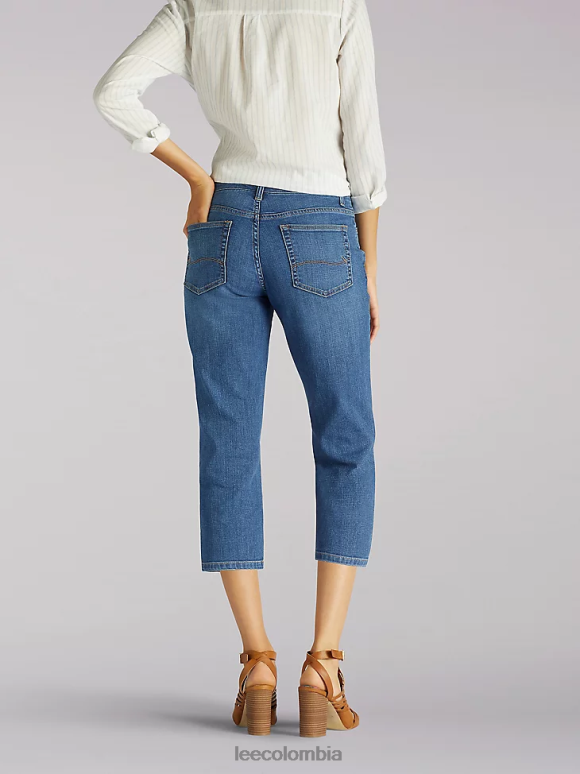 Lee mujer capri de ajuste relajado remontarse ropa Z6H6F471