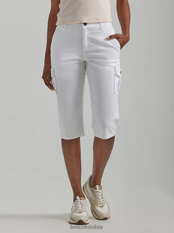 Lee mujer ultra lux con skimmer de carga relajado y flexible blanco ropa Z6H6F427