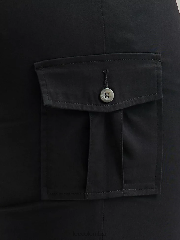 Lee mujer ultra lux con skimmer de carga relajado y flexible (más) negro ropa Z6H6F445