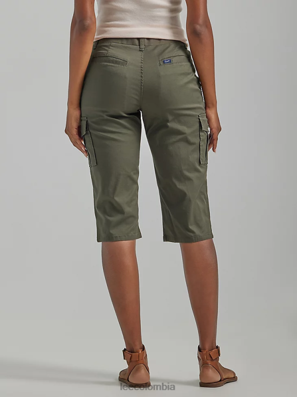 Lee mujer ultra lux con skimmer de carga relajado y flexible oliva frontera ropa Z6H6F428