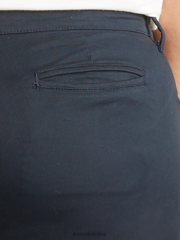 Lee mujer pantalón de pierna recta y ajuste relajado (pantalón para todo el día) (más) azul imperial ropa Z6H6F219