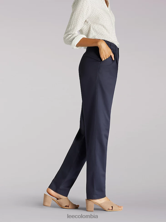 Lee mujer pantalones elásticos laterales Armada ropa Z6H6F186