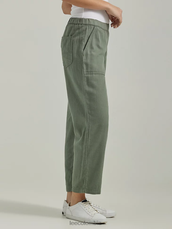Lee mujer pantalón corto sin cierres ultra lux fuerte verde ropa Z6H6F242