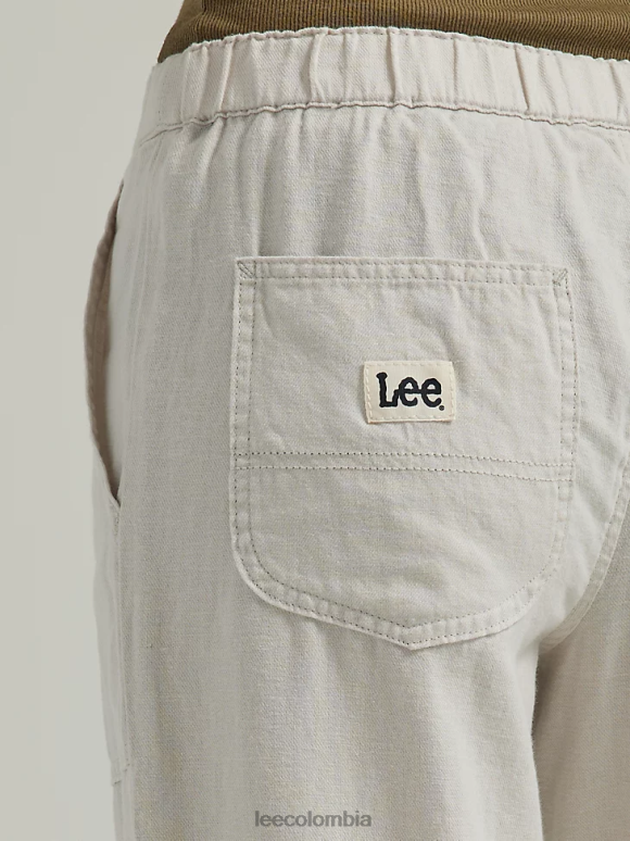 Lee mujer pantalón corto sin cierres ultra lux gris brumoso ropa Z6H6F243